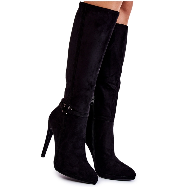 PS1 Botas clássicas de camurça pretas Linney preto PS1 Botas clássicas de camurça pretas Linney preto