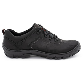 Kampol Sapatos de trekking masculinos 36 pretos