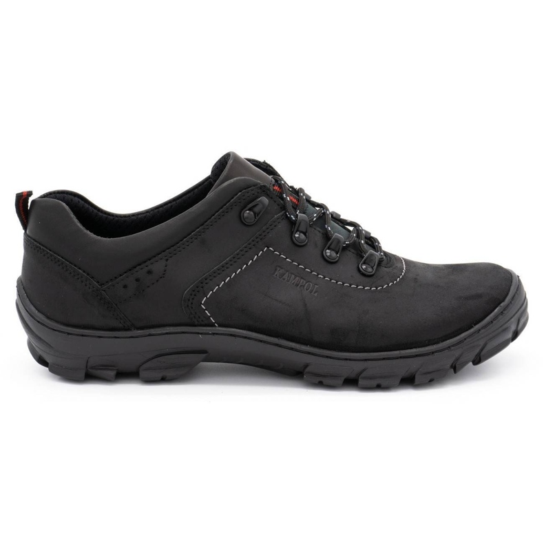 Kampol Sapatos de trekking masculinos 36 pretos