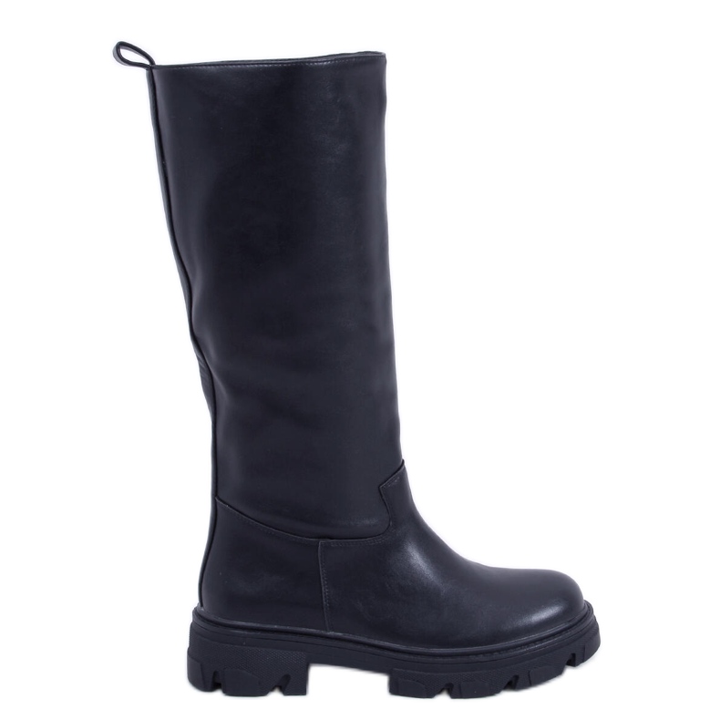 BM Botas de equitação Powell Black para mulher preto