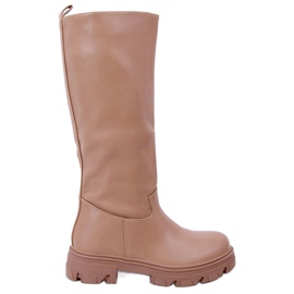 BM Botas de equitação de mulher Powell Khaki marrom