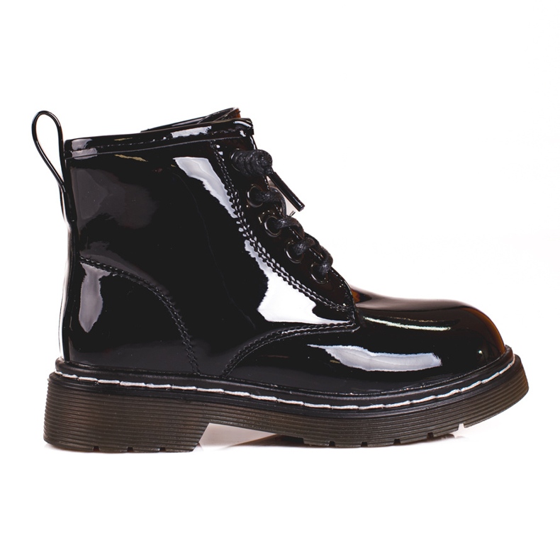 Botas de menina lacadas Shelovet preto