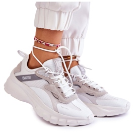 Tênis esportivo feminino Big Star KK274057 Branco