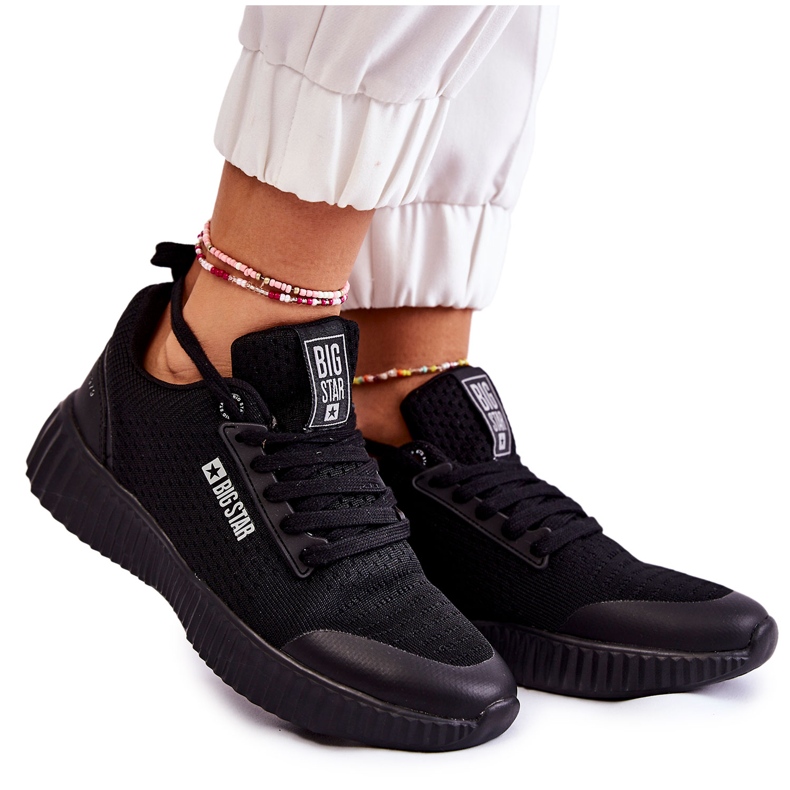 Tênis feminino Big Star KK274063 Preto