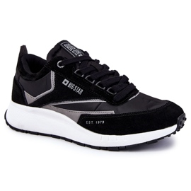 Tênis esportivo masculino Big Star KK174024 Preto