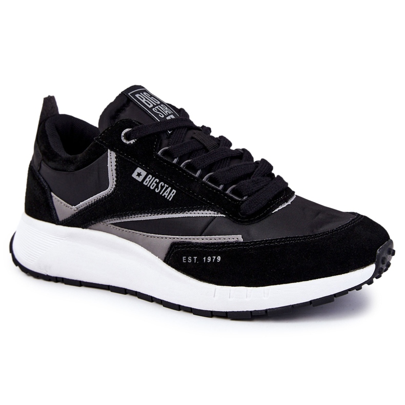 Tênis esportivo masculino Big Star KK174024 Preto