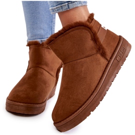 Botas de neve marrom femininas Big Star KK274620