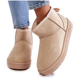 Botas de neve com isolamento de mulher Big Star KK274290 Bege Botas de neve com isolamento de mulher Big Star KK274290 Bege