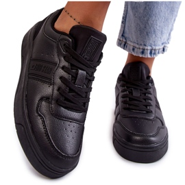 Tênis esportivo com sistema de espuma de memória Big Star baixo KK274258 preto