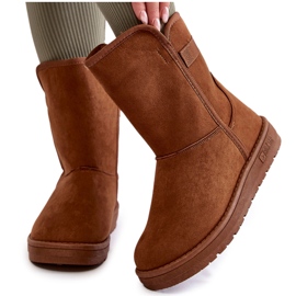 Big Star Botas femininas para neve grande estrela KK274616 marrom