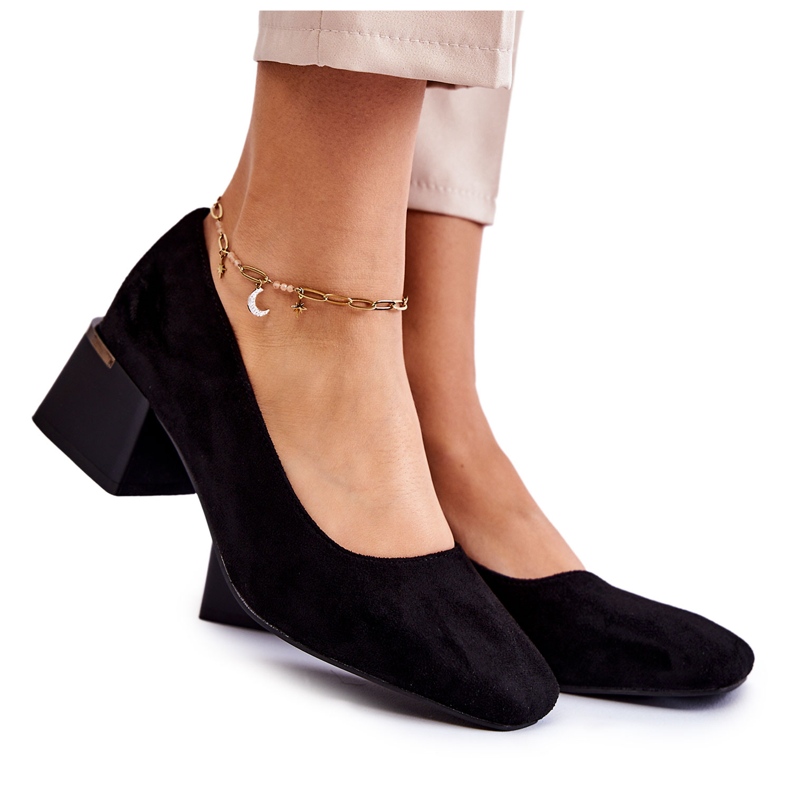 Sapatos de camurça La.Fi 230034B-SU Preto