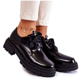 Sapatos femininos lacados La.Fi 210004B-NL Preto