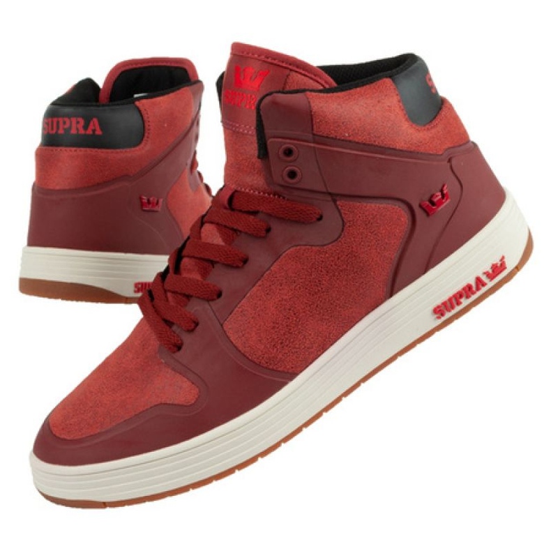 DC Tênis Supra Vaider M 08042-656 vermelho