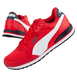 Tênis Puma St Runner v3 Mesh M 384640 07 vermelho