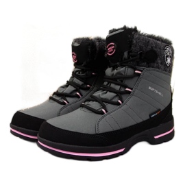 Botas de neve impermeáveis ​​American Club Jr AM865B cinza