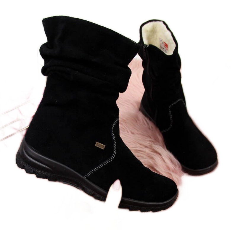 Botas isolantes de couro RIEKER W RKR130 preto