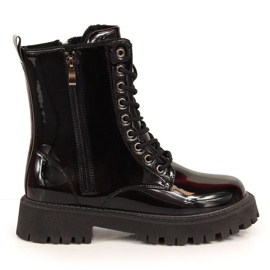 Botas isolantes envernizadas NEWS W EVE363 preto