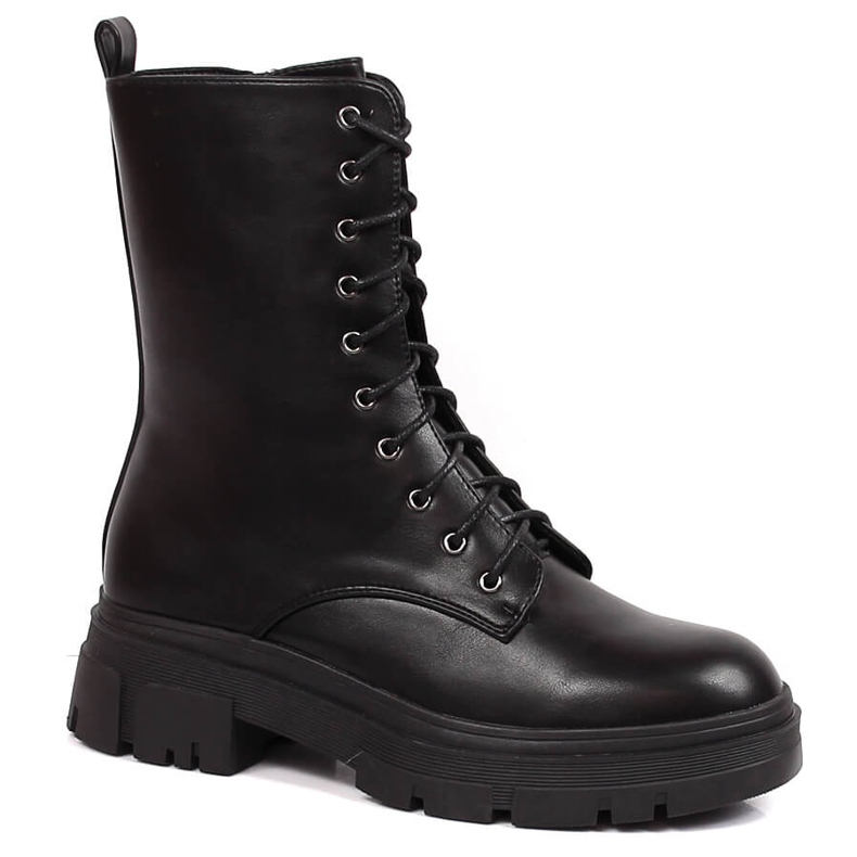 Botas quentes femininas pretas na plataforma Filippo preto