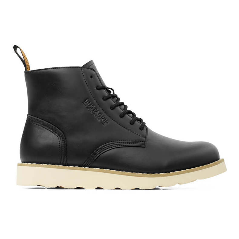 Big Star Sapatos de couro para homem alto preto Buster Bustagrip