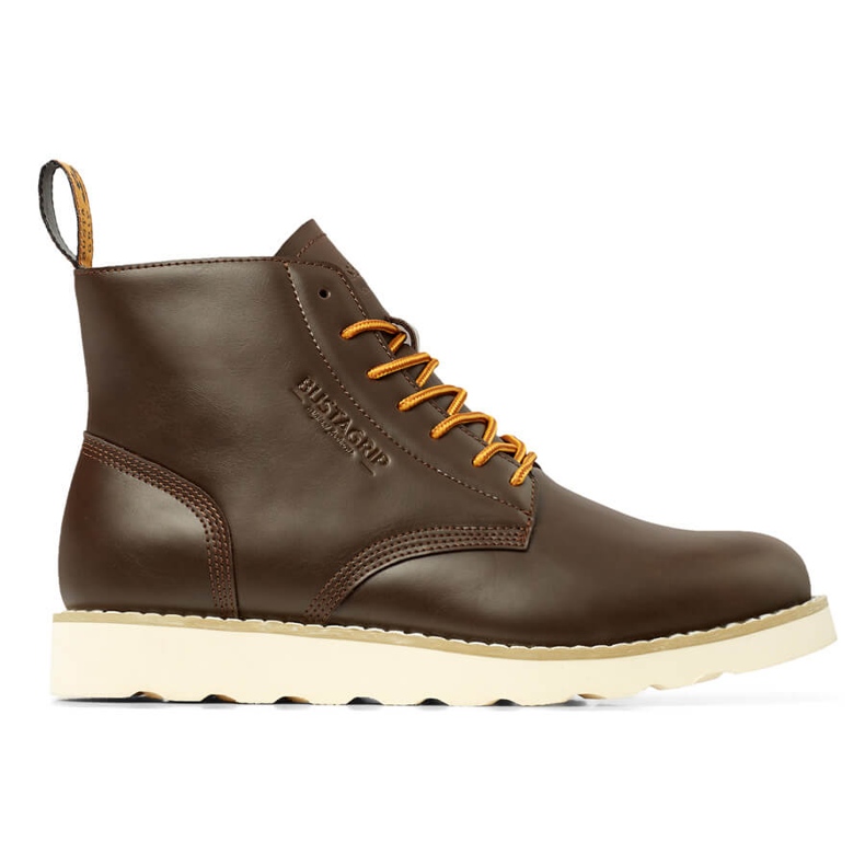 Sapatos de couro para homem alto marrom Buster Bustagrip castanho