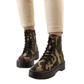 PA1 Caçadores militares verdes Lanita marrom