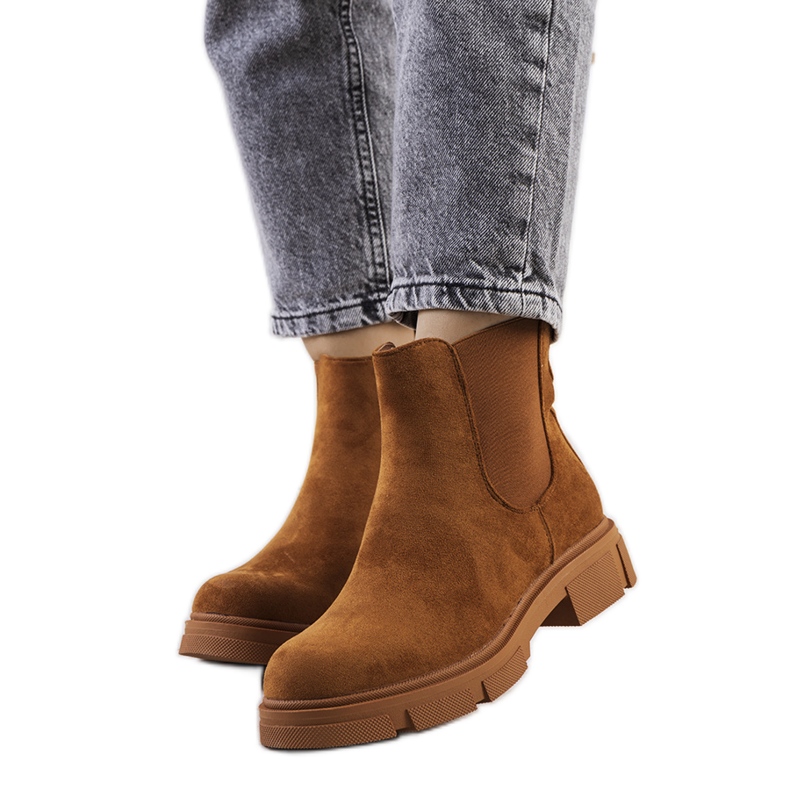 Bota feminina Correa marrom castanho