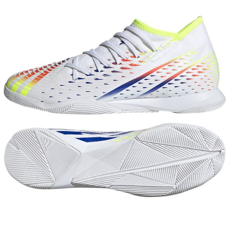 Chuteiras Adidas Predator Edge.3 em GV8517 branco branco Chuteiras Adidas Predator Edge.3 em GV8517 branco branco