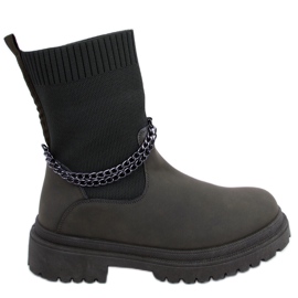 PA1 Botas com parte superior flexível Jesse Blackish Green verde