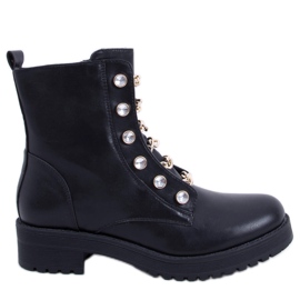 PA1 Botas militares Prince Black Gold preto PA1 Botas militares Prince Black Gold preto