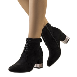 PA1 Botas pretas no poste Verano preto PA1 Botas pretas no poste Verano preto