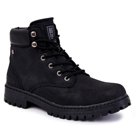Botas masculinas espuma de memória Big Star KK174209 preta preto