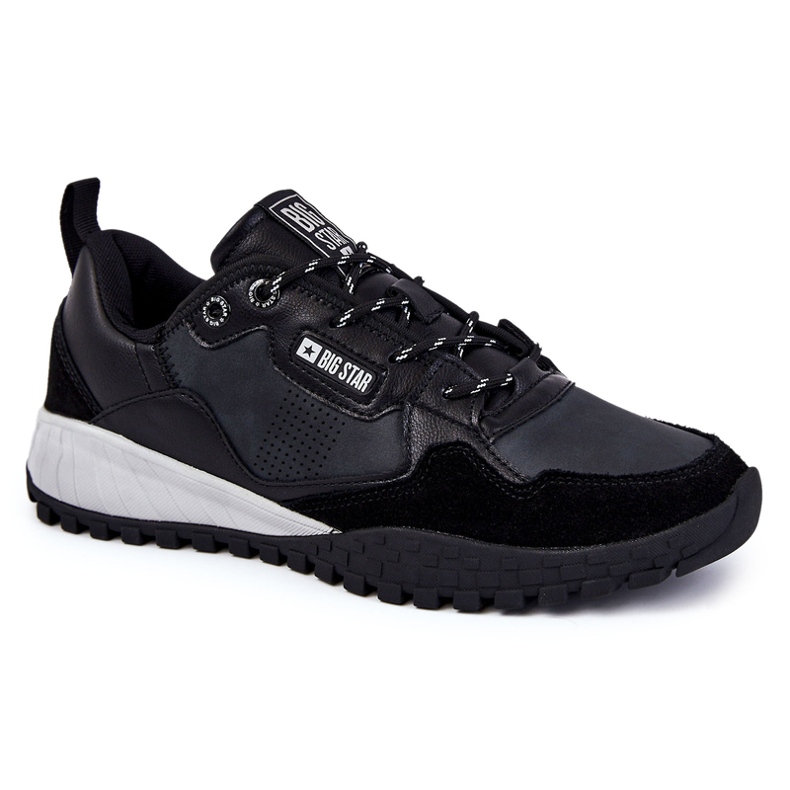 Tênis esportivo clássico masculino com memória espuma Big Star KK174270 preto