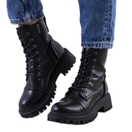 PA1 Botas de caminhada pretas com sola Rukit alta preto PA1 Botas de caminhada pretas com sola Rukit alta preto