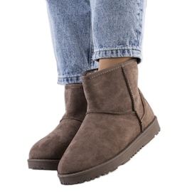 PA1 Botas de neve castanhas de mulher Nanna marrom