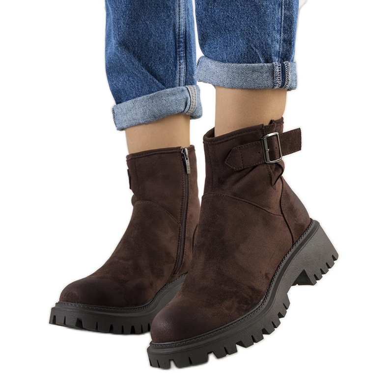 Bota marrom Alejandra castanho