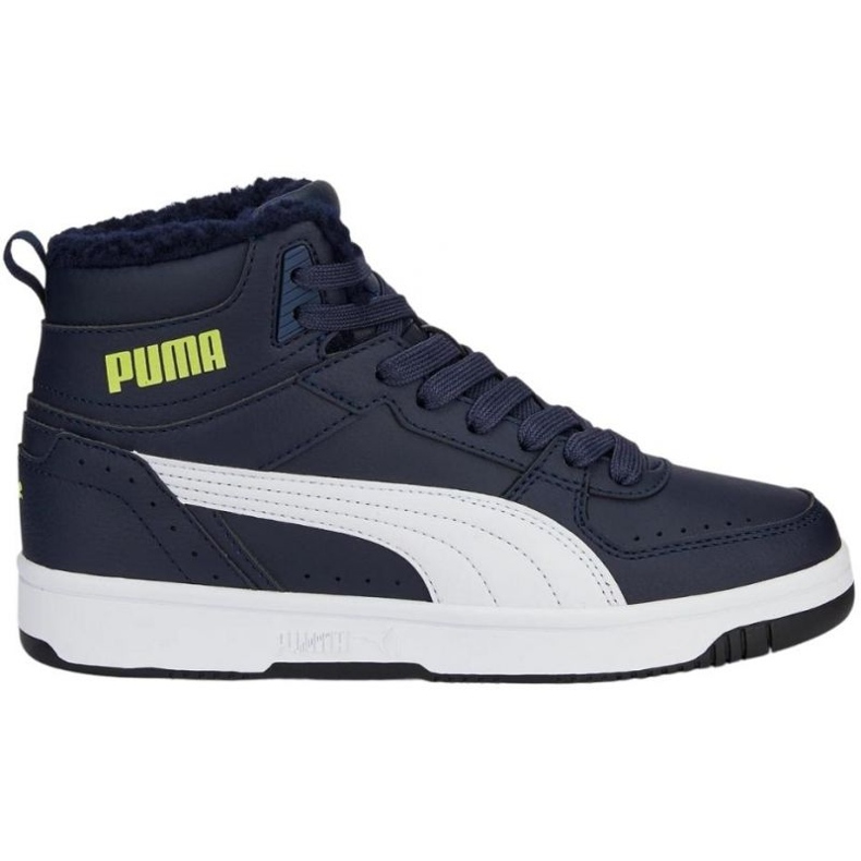 Puma Rebote Joy Fur Jr 375477 07 azul marinho