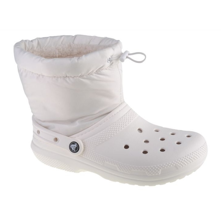 Bota Crocs Classic Lined Neo Puff 206630-143 branco