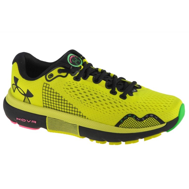 Tênis de corrida Under Armour Hovr Infinite 4 M 3024897-302 amarelo Tênis de corrida Under Armour Hovr Infinite 4 M 3024897-302 amarelo