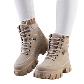 PA1 Botas de caminhada Bisa de mulher bege