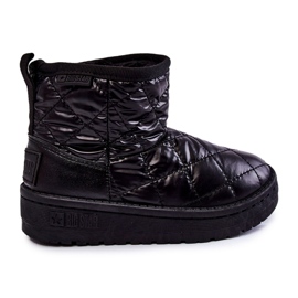 Botas de neve quentes pretas para crianças Big Star KK374242 preto