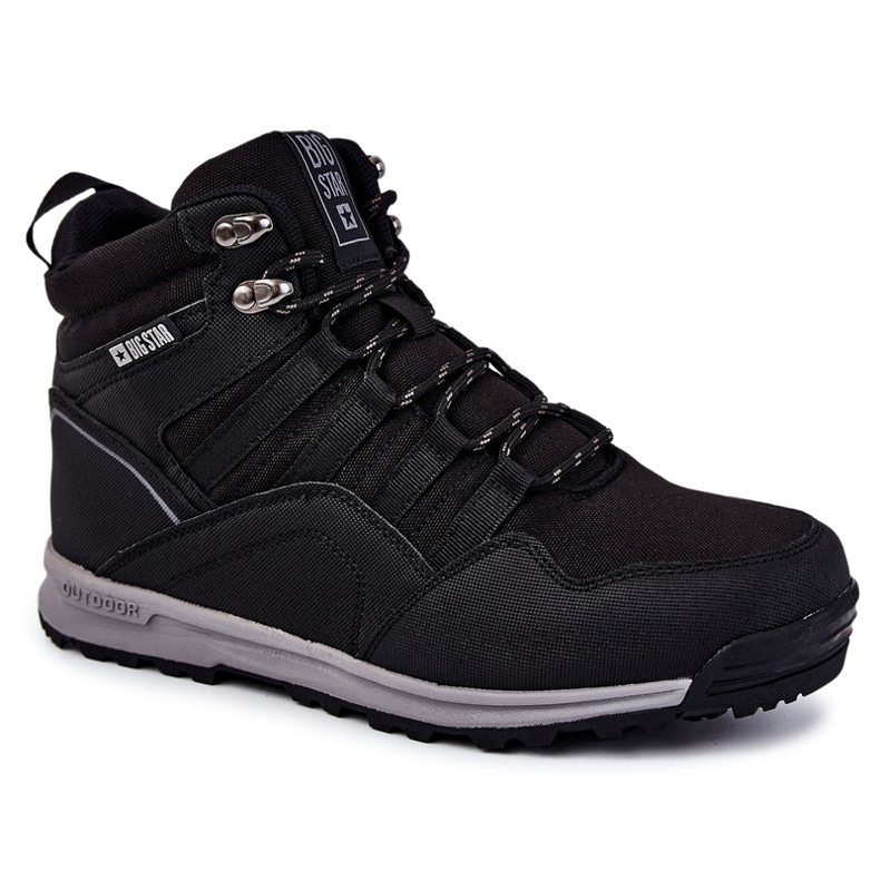 Tênis masculino de trekking aquecido Big Star KK174371 preto