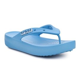 Crocs Classic Platfrom Flip W 207714-4TB azul Crocs Classic Platfrom Flip W 207714-4TB azul