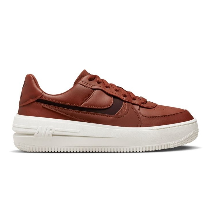 Tênis Nike Air Force 1 PLT.AF.ORM DJ9946-603 castanho