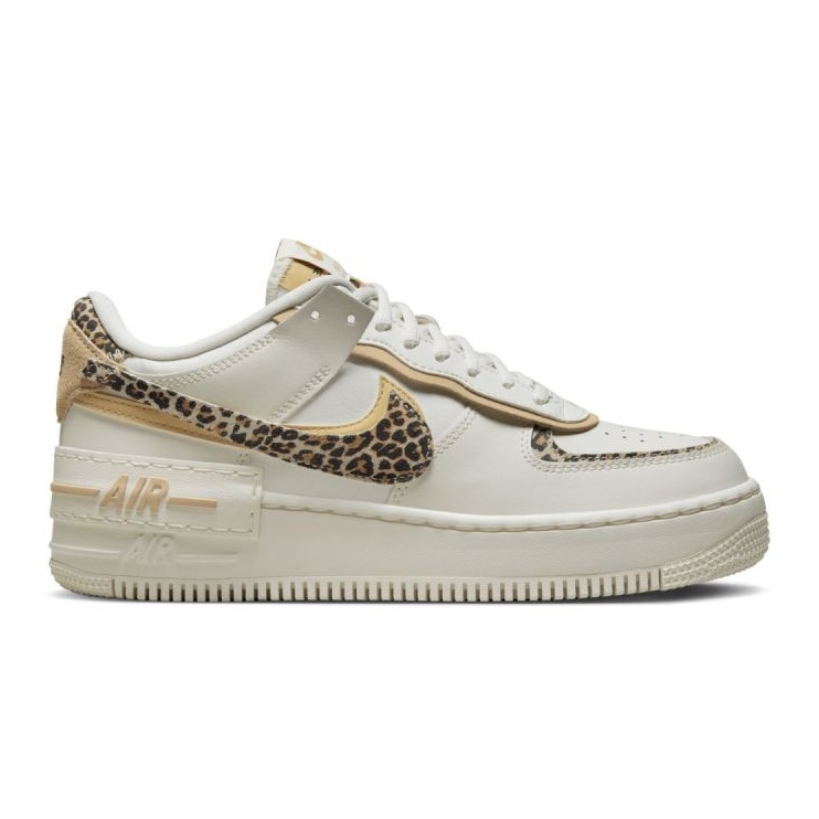 Tênis Nike Air Force 1 Shadow W CI0919-120 bege multicolorido
