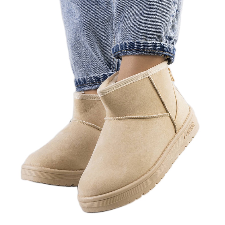 Botas de neve bege de mulher Big Star KK274290