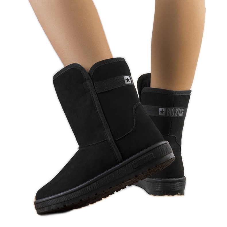 Botas de neve pretas Big Star KK274618 preto