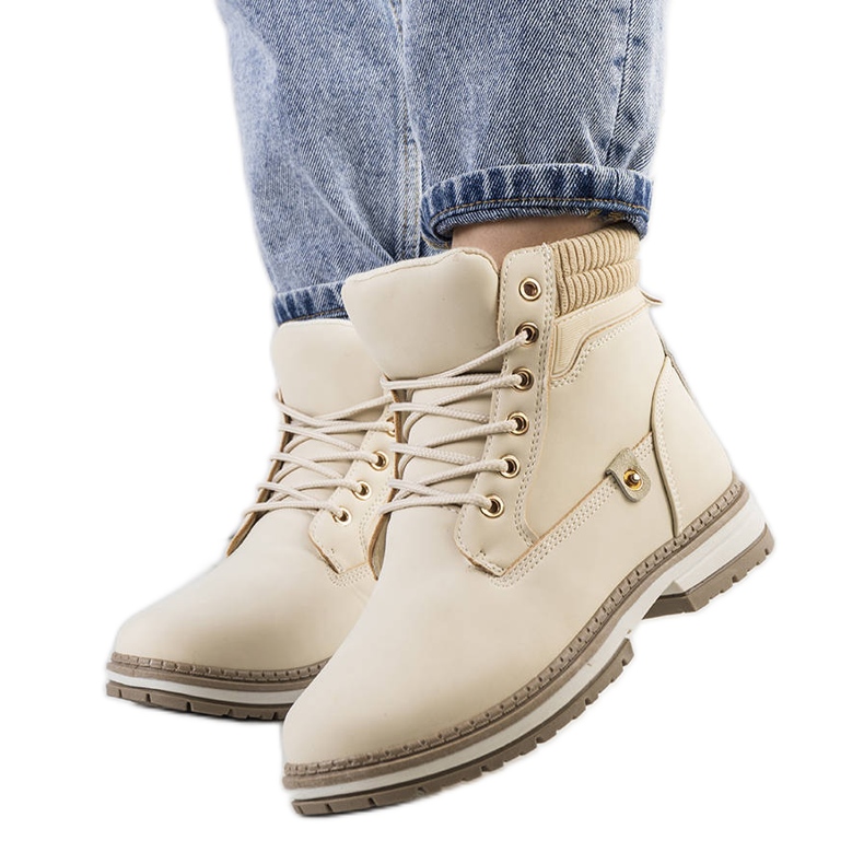 Botas de caminhada Enines de mulher bege