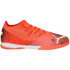 Chuteiras de futebol Puma Future 3.4 It M 107003 03 laranja laranjas e vermelhos