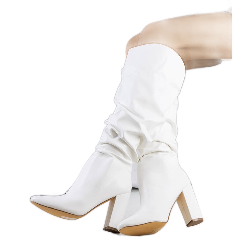 BM Botas brancas da Barbi branco