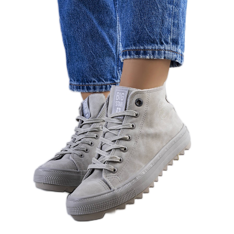 Tênis com isolamento cinza Big Star GG274070